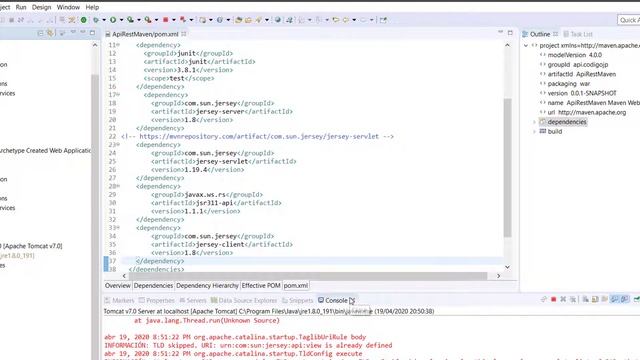 Capítulo 5 - Creación de Proyecto Maven + primer servicio web смотреть онлайн