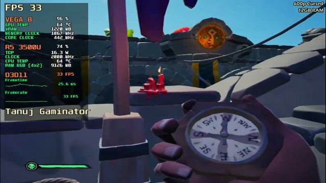 SEA OF THIEVES | RYZEN 5 3500U | 8GB VS 12GB RAM | VEGA 8 | BENCHMARK смотреть онлайн