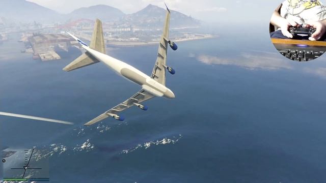 Airplane Boeing 747 400 Very Beautiful Flight Flight GTA 5 Ep 40