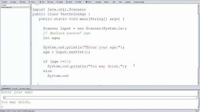 Java for start: Lesson 2 : Conditional Statement if/else смотреть онлайн