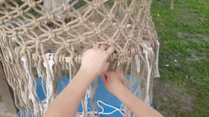 МАКРАМЕ / Мастер - класс (МК) кресло-гамак  / Крепление колец / DIY / Сделай сам своими руками