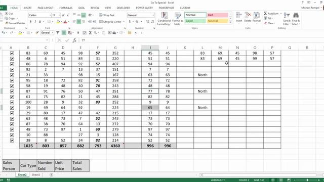 How To Use Go To Special In Excel смотреть онлайн