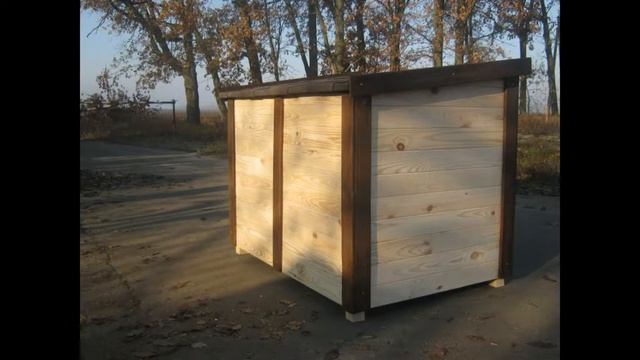 Будка для собаки | Просторная будка | 80*110 Вагонка | Съемная крыша