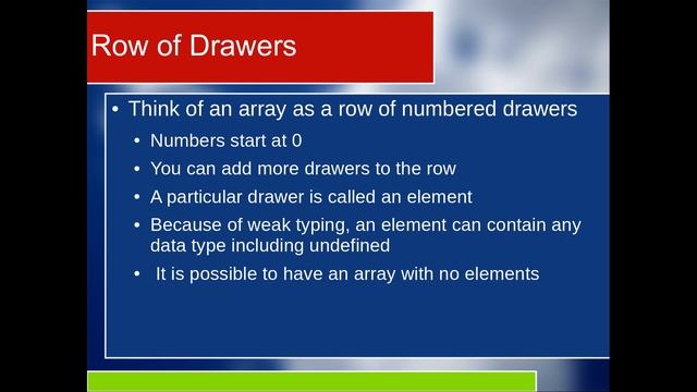 JavaScript Objects and Arrays смотреть онлайн