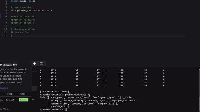 Simple Pandas Intro to Working with CSV, Excel Data смотреть онлайн