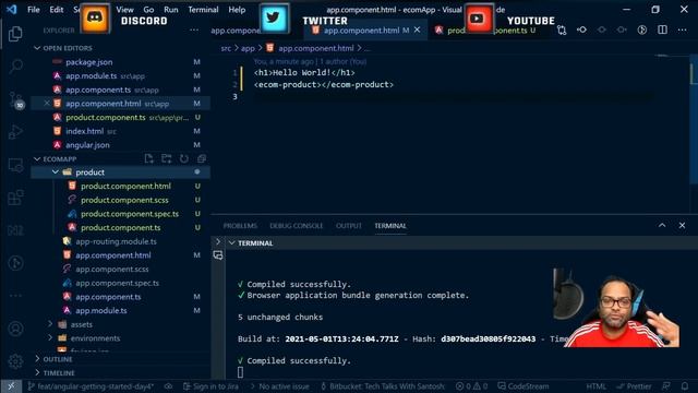 Angular Getting Started - Angular Template смотреть онлайн