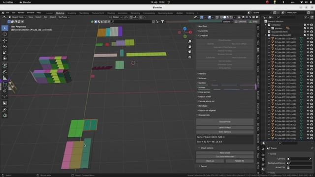 Disassemble Addon For Blender
