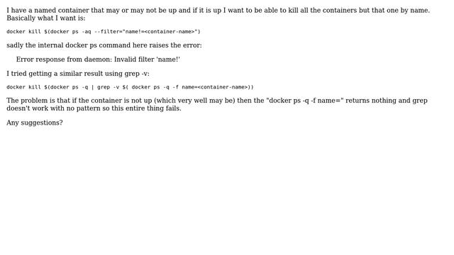 DevOps & SysAdmins: Not logic in docker filter смотреть онлайн
