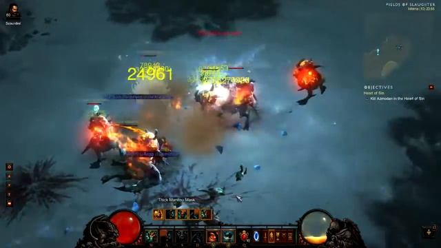 Barbarian inferno MP 10 without huge DPS just 150k unbuffed+crappy soj смотреть онлайн