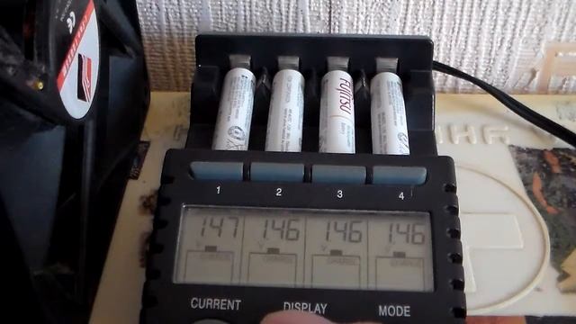 AAA Fujitsu 800mah Technoline BC 700 Discharge Charge Test смотреть онлайн