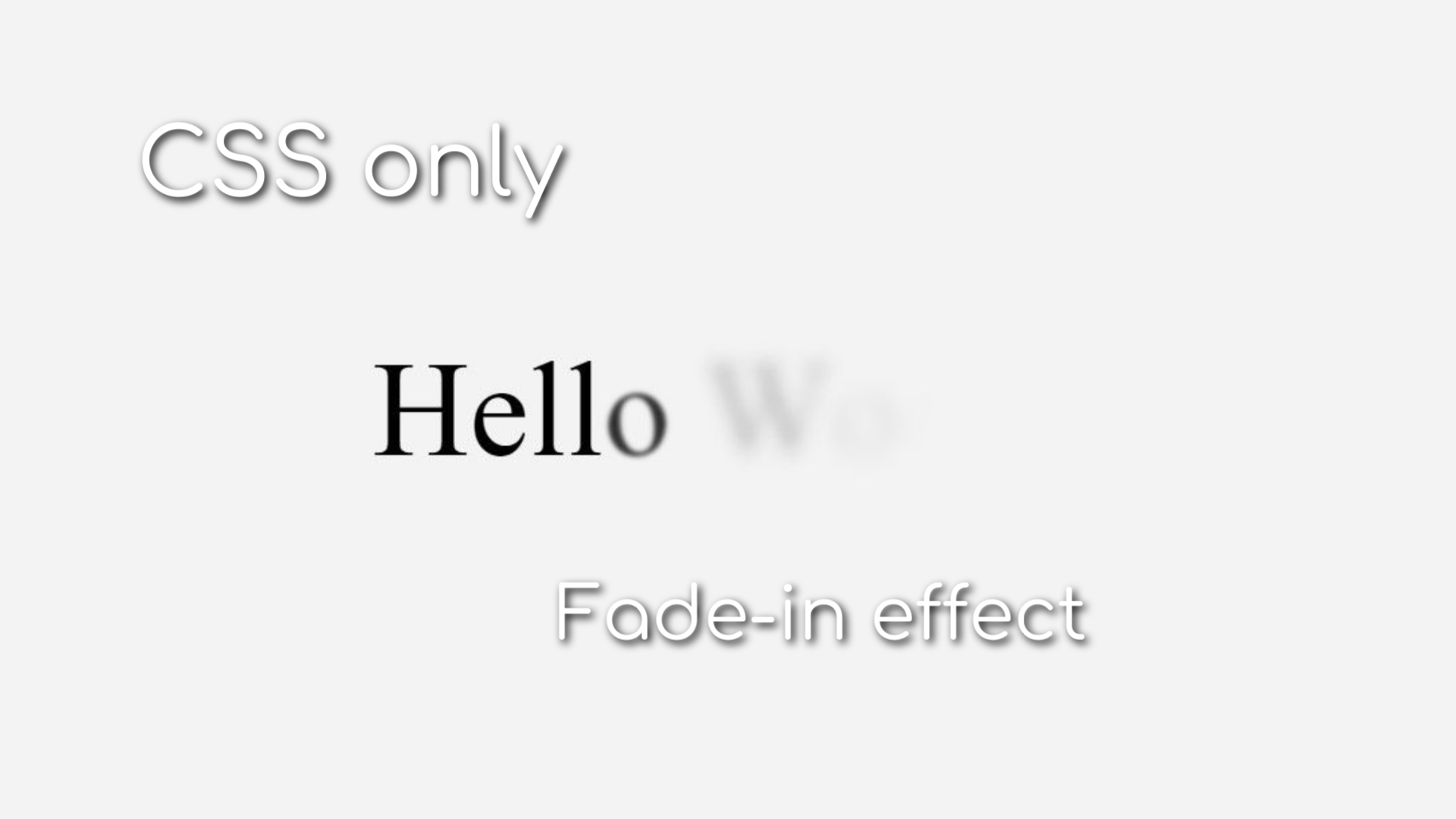 Появление текста | Fade-in text effect | html scss смотреть онлайн