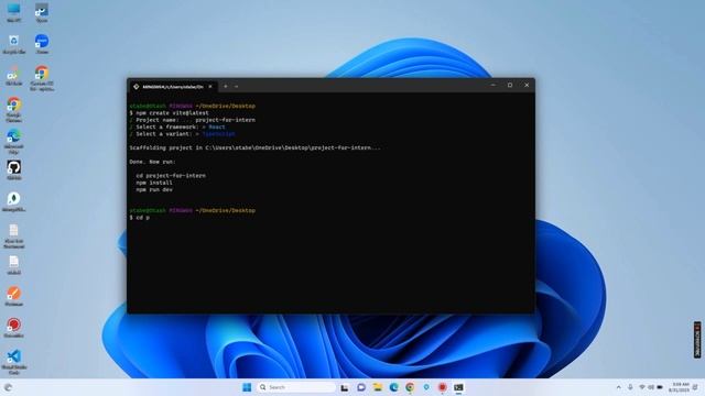 ? Create React.js and Typescript project ⌨️ with vite.js смотреть онлайн