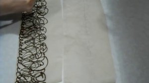 Украшение из шоколада -"Шоколадный воротник". Рецепт.