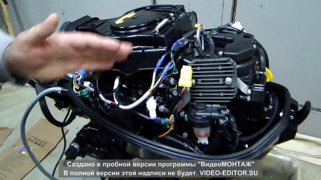 Демонстрация намотанного статора мотора Mercury ME F20 EFI – 2018г 5 часть смотреть онлайн