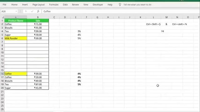 Top 12 Excel Short Cut Keys Short #viral                  3 February 2023