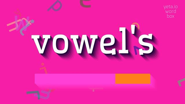 HOW TO SAY VOWEL'S? смотреть онлайн