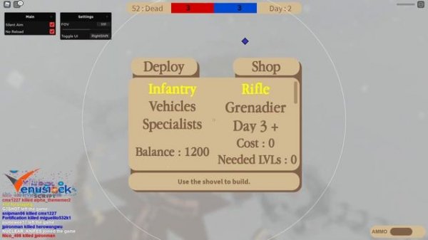 Trenches Beta Script 2022 Roblox GUI | Silent Aim | No Reload | No Linkvertise