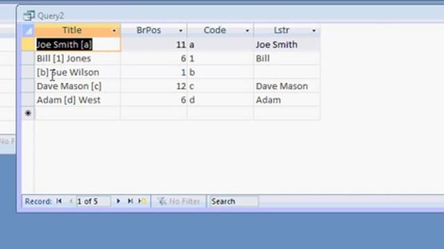 Microsoft Access Tutorial String Functions Left, Right, InStr, Trim смотреть онлайн