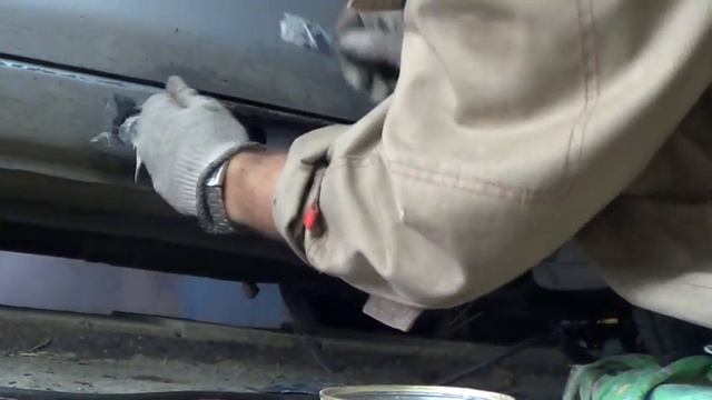 Ремонт порогов своими руками // Как заделать дыры на порогах без сварки смотреть онлайн