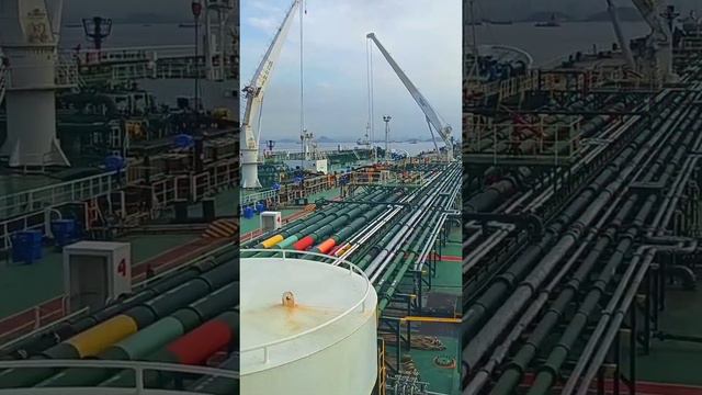 Crude Oil Tanker- Ship To Ship