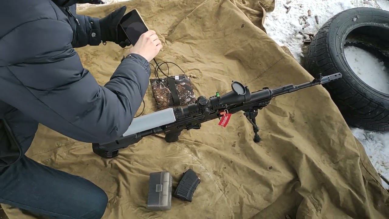 Снимаю на видео Олега- или стрельбище будущего... смотреть онлайн