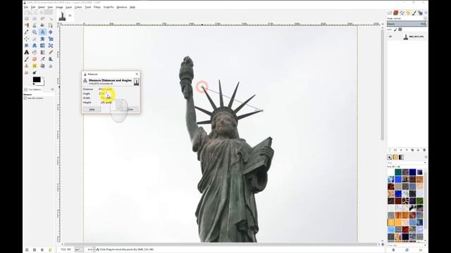 GIMP Quick Tips - Measure Tool смотреть онлайн