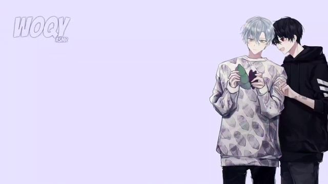 АСМР 'любовь близнецов : сладкое свидание с Тецу' #9 (ВТОРАЯ ЧАСТЬ) [jap dub : rus sub] смотреть онлайн
