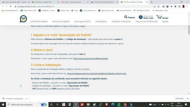 CERTISIGN - Erro na Instalação Do Certificado Digital. смотреть онлайн