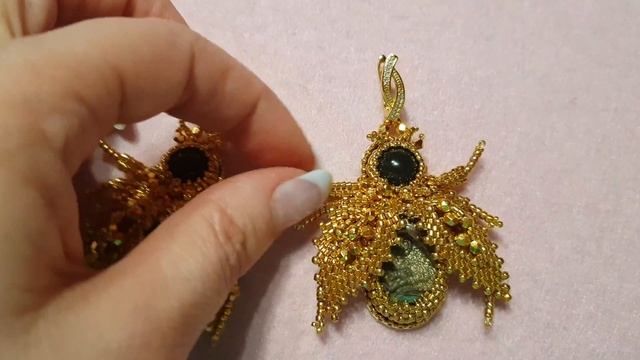 Серьги жуки из драгоценного бисера смотреть онлайн