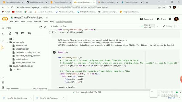 How to use your Custom Tensorflow Model in App using tflite and get labels.txt file? #tensorflow#ml смотреть онлайн