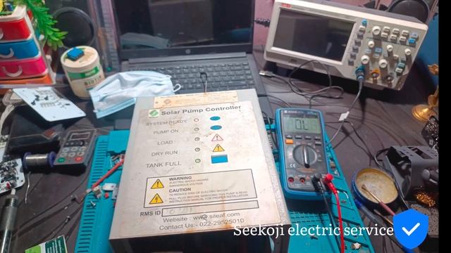 Sileaf 1hp Solar pump controller repairing by Seekoji electric service Ranchi Jharkhand смотреть онлайн