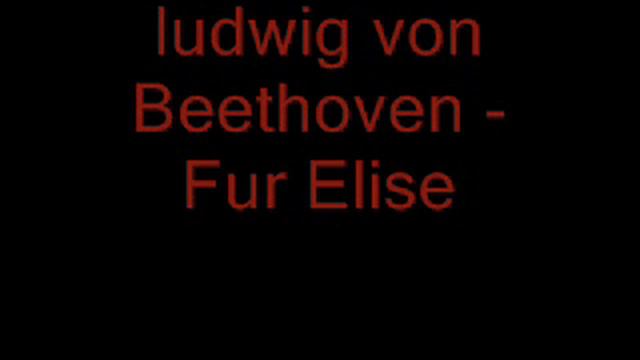 ludwig von beethoven Fur Elise смотреть онлайн