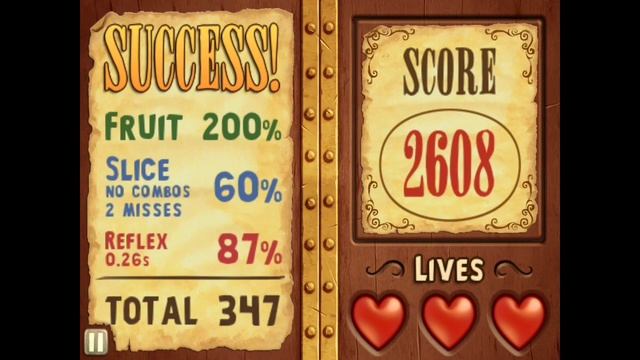 Fruit Ninja Puss in Boots Bandito - high score 6909! смотреть онлайн