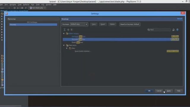 phpStorm 7 keymap custom shortcut increase decrease font size 720p смотреть онлайн