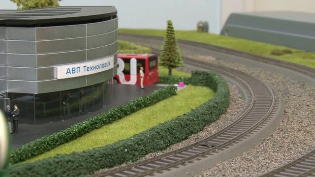 Железнодорожное моделирование, Макет ООО АВП Технология смотреть онлайн