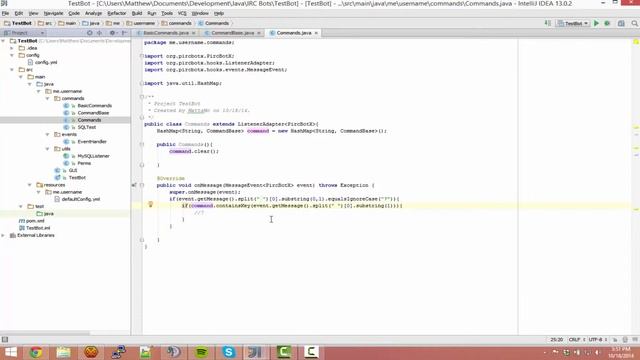 How To Make A Java IRC Bot, Episode 8 Advancing/Refactoring Commands смотреть онлайн