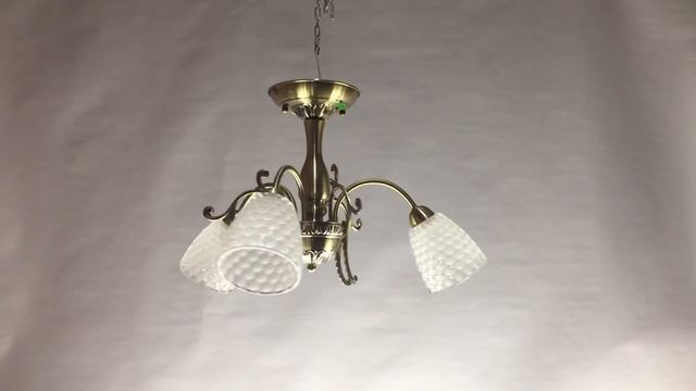 Люстра (светильник потолочный) 36855/3AB CL E27 (арт ЭС00297)! смотреть онлайн