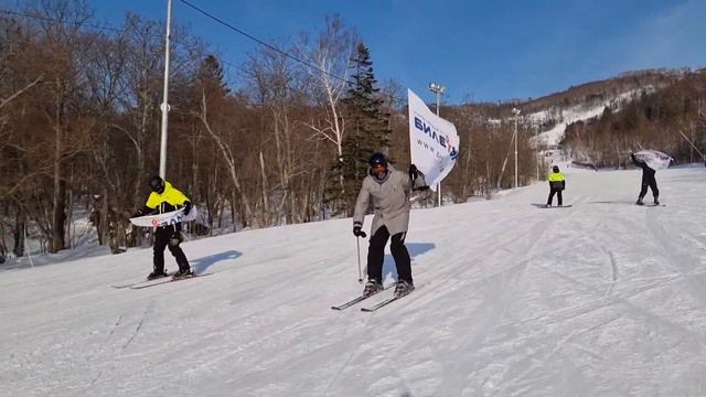 Сноубор, Горный-воздух, покатушки. Конец февраля 2023. #БлогВлдивосток