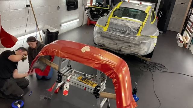 Porsche 997 full wrap in oracle sunset shift смотреть онлайн