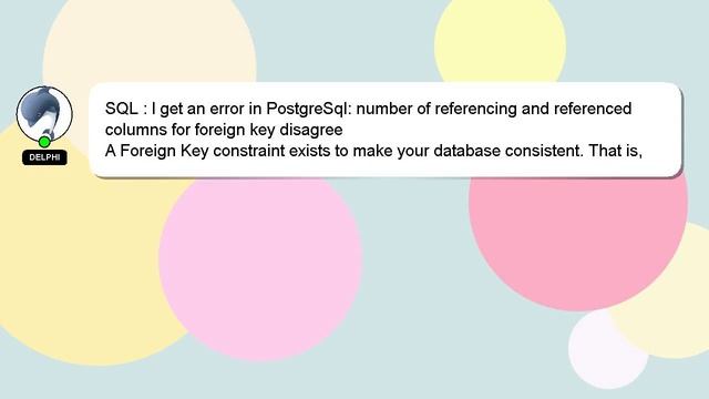 SQL : I get an error in PostgreSql: number of referencing and referenced columns for foreign key di смотреть онлайн