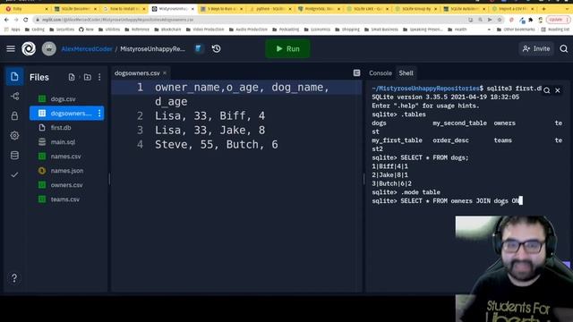 AM Coder - Learning SQL in 2022 #7 - Nomalization, Foreign Keys, JOIN, ON, CROSS JOIN смотреть онлайн