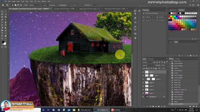 Ghép Ảnh Đảo Nổi Luminar 4 và Photoshop ? MrTriet Photoshop Tutorials смотреть онлайн