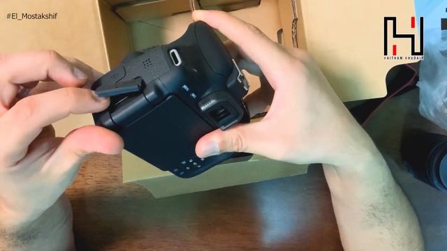 فتح وتشغيل كاميرا كانون | Canon EOS 750D | اول كاميرا بروفيشنال اشتريها