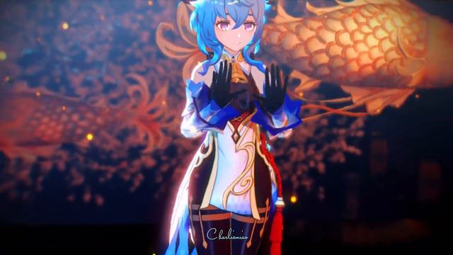 【Genshin Impact MMD／4K／60FPS】Ganyu【桃源恋歌】