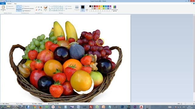 Как вырезать изображение в paint смотреть онлайн