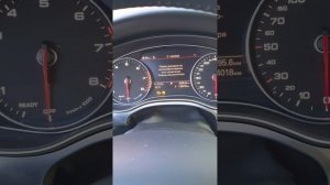 Audi A6C7 1.8 tfsi заводим на холодную -17/ cold start -17
