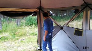 Шатры куб-автомат. Стоит ли рассматривать для кемпинга?