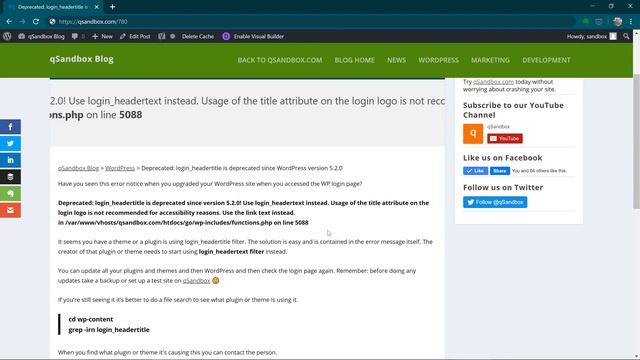 Deprecated login headertitle is deprecated since WordPress version 5.2.0 смотреть онлайн