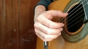 Урок игры на гитаре. Базовое упражнение для правой руки