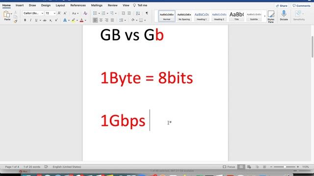 What is the difference between KB and Kb MB and Mb | Speed vs Size, bits vs Byte смотреть онлайн